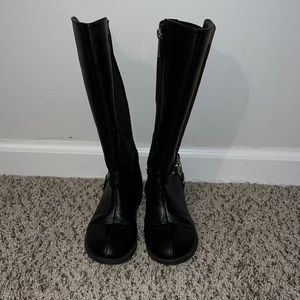 Michael Kors black girls boots